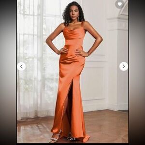 Orange Prom/Bridesmaid Dress